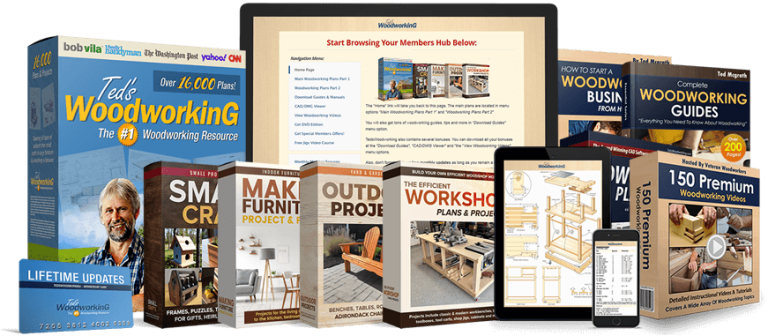 complete 768x336 1 Ted's Woodworking Review | 16,000+ DIY Woodworking Plans
